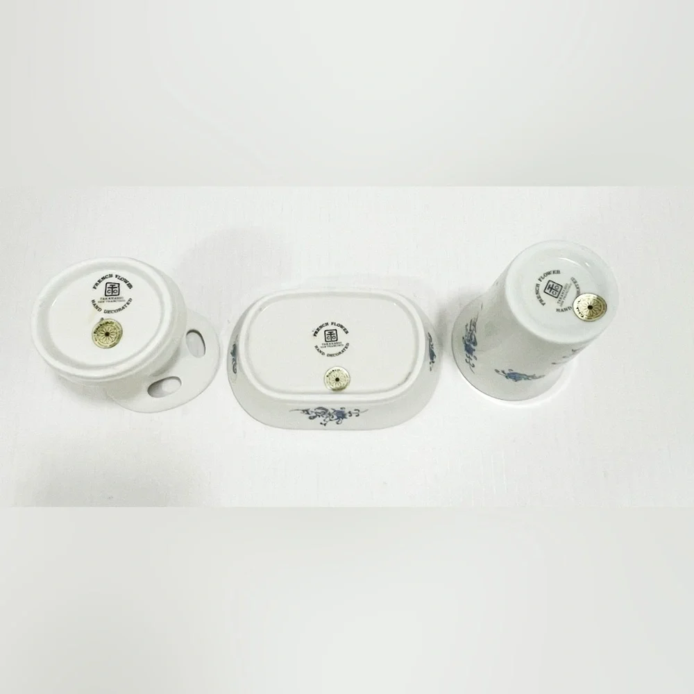 New Takahashi Ceramic set -San Francisco - French flower